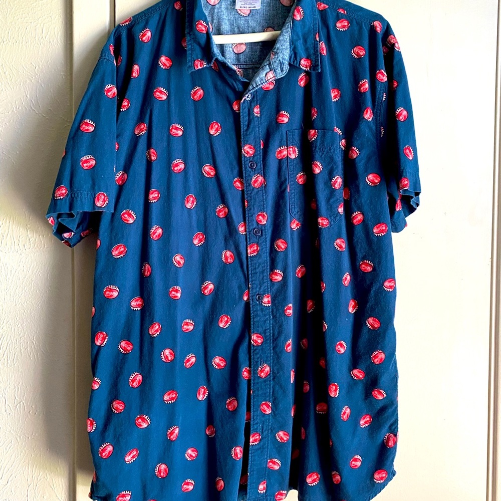 Coca Cola Button Up Shirt